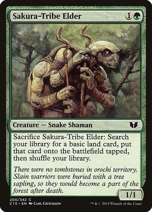 Sakura-Tribe Elder (200) - Commander 2015 - Game On