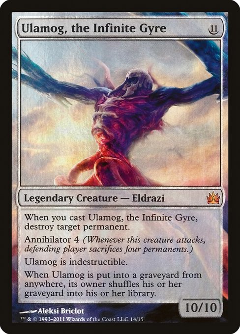 Ulamog, the Infinite Gyre (14) (Foil) - From the Vault: Legends - Game On