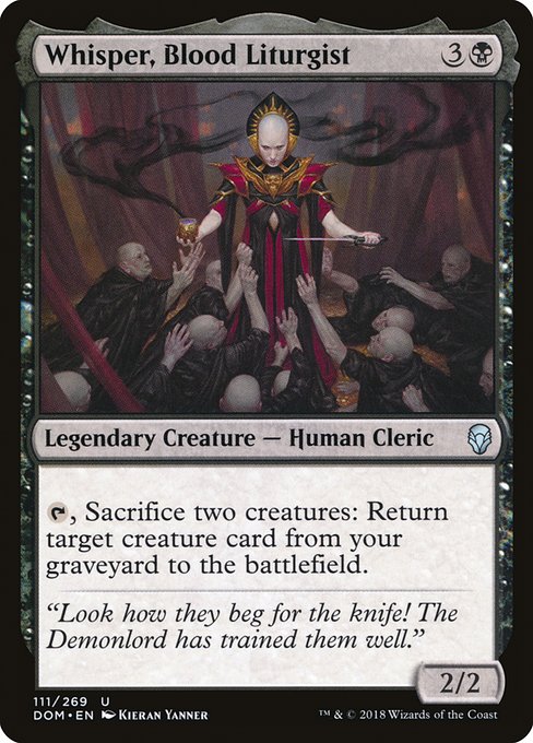 Whisper, Blood Liturgist (111) (Foil) - Dominaria - Game On