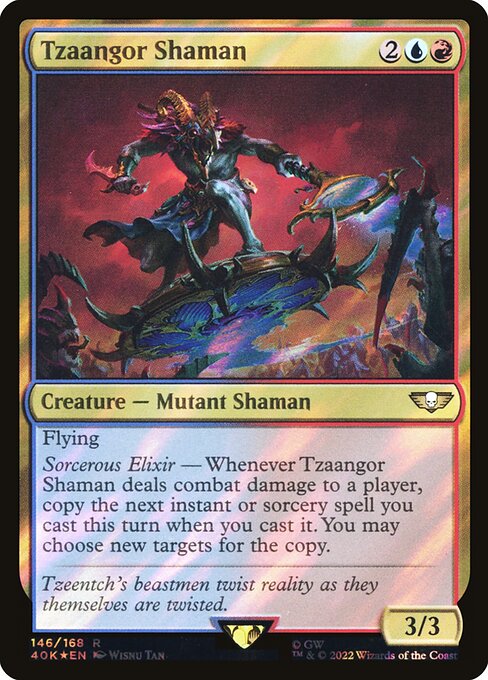 Tzaangor Shaman (146★) (Foil) - Warhammer 40,000 Commander - Game On