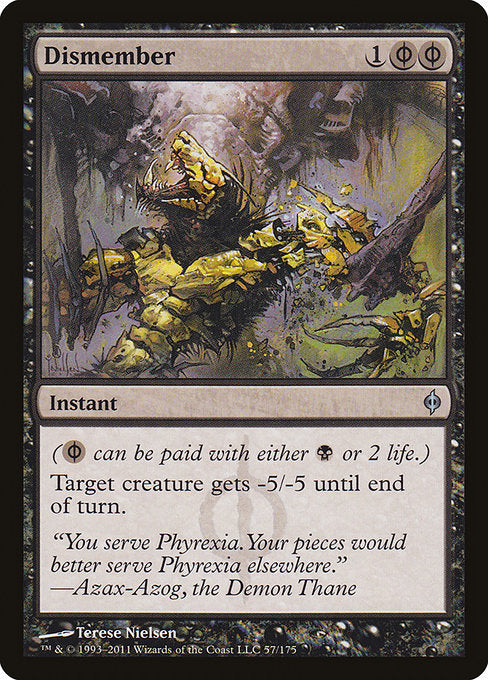 Dismember (57) (Foil) - New Phyrexia - Game On
