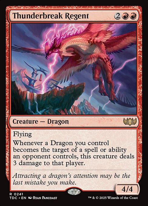 Thunderbreak Regent (241) - Tarkir: Dragonstorm Commander - Game On