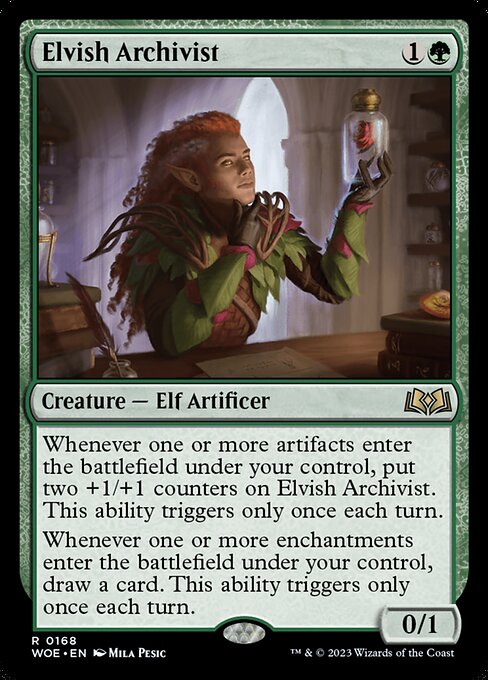 Elvish Archivist (168) - Wilds of Eldraine - Game On