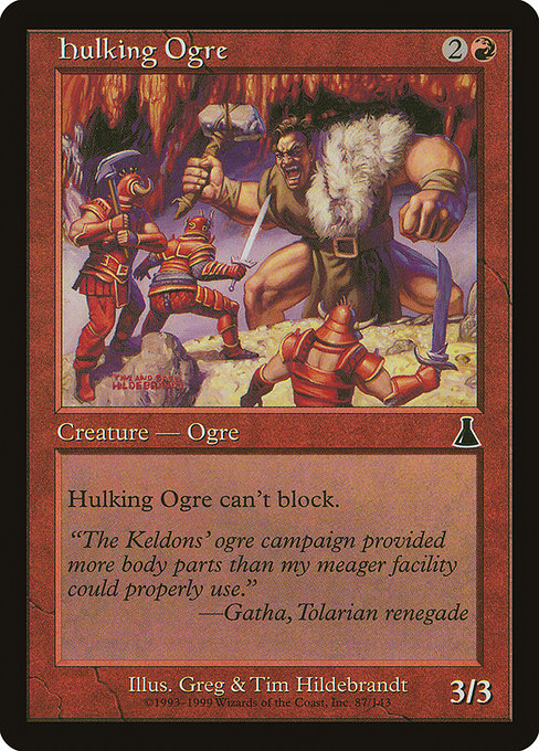 Hulking Ogre (87) (Foil) - Urza's Destiny - Game On