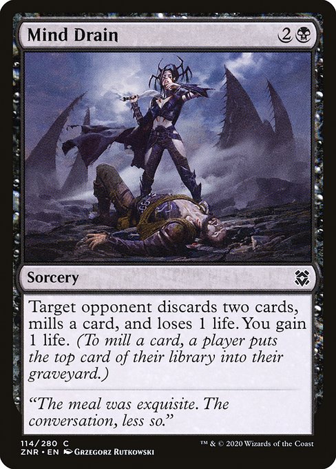 Mind Drain (114) (Foil) - Zendikar Rising - Game On