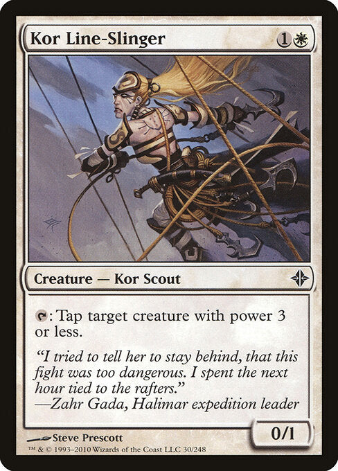 Kor Line-Slinger (30) (Foil) - Rise of the Eldrazi - Game On