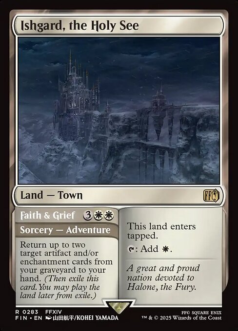 Ishgard, the Holy See // Faith & Grief (283) (Foil) - Final Fantasy - Game On