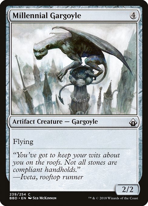 Millennial Gargoyle (239) (Foil) - Battlebond - Game On
