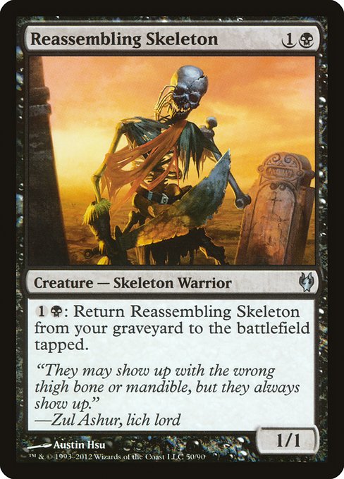 Reassembling Skeleton (50) - Duel Decks: Izzet vs. Golgari - Game On