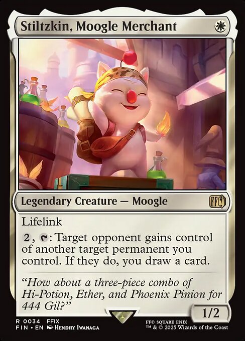 Stiltzkin, Moogle Merchant (34) - Final Fantasy - Game On