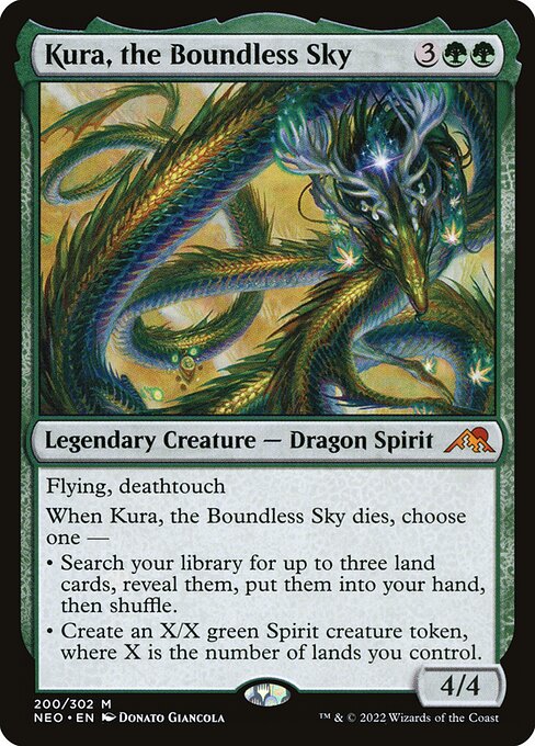 Kura, the Boundless Sky (200) (Foil) - Kamigawa: Neon Dynasty - Game On