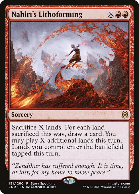 Nahiri's Lithoforming (151) (Foil) - Zendikar Rising - Game On