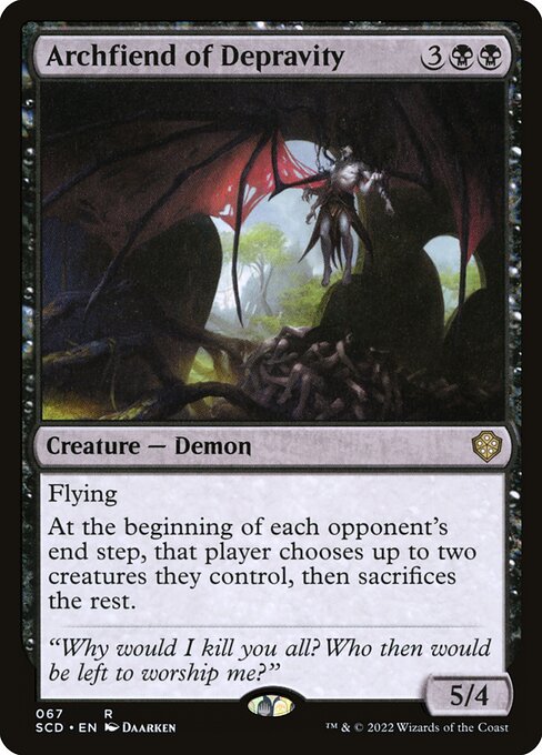 Archfiend of Depravity (67) - Starter Commander Decks - Game On