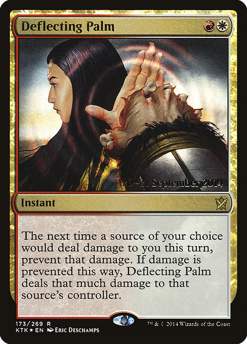 Deflecting Palm (173s) (Foil) - Khans of Tarkir Promos - Game On