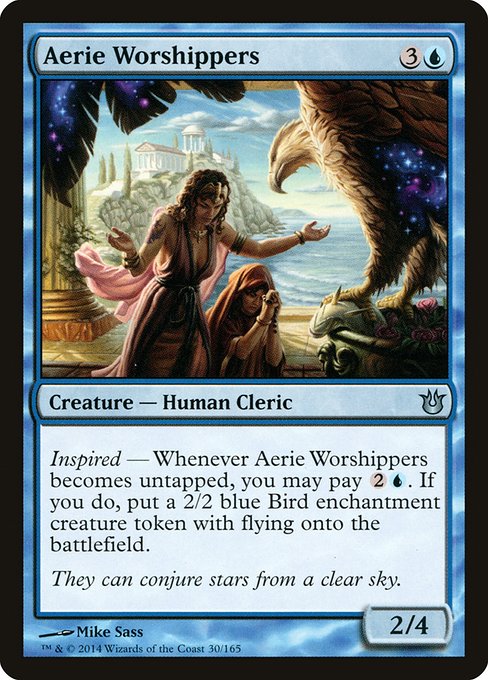 Aerie Worshippers (30) (Foil) - Born of the Gods - Game On