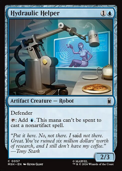 Hydraulic Helper (57) (Foil) - Marvel Super Heroes - Game On