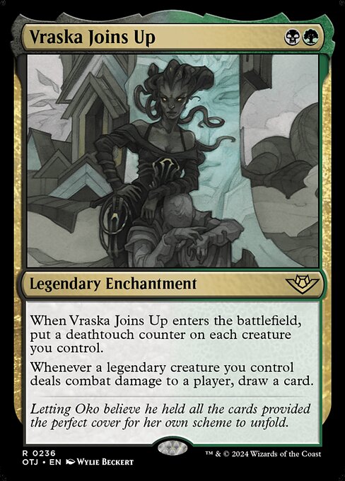 Vraska Joins Up (236) (Foil) - Outlaws of Thunder Junction - Game On