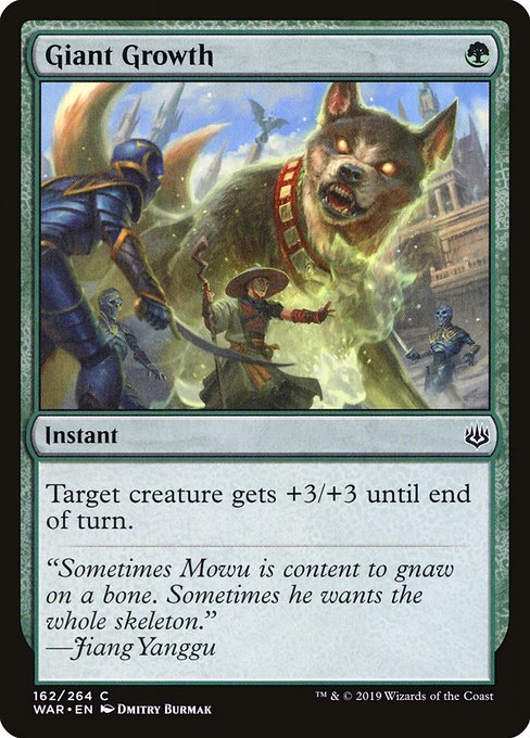 Giant Growth (162) (Foil) - War of the Spark - Game On