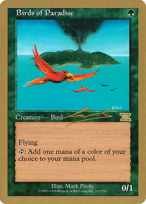 Birds of Paradise (nl217) - World Championship Decks 2000 - Game On