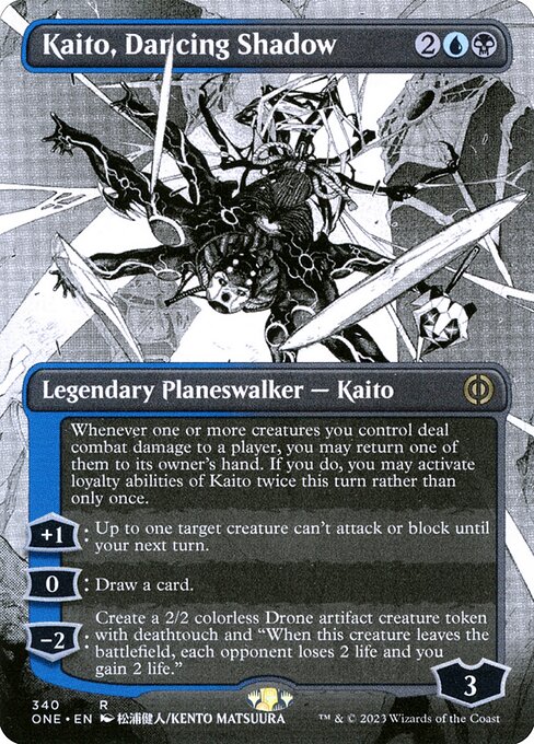 Kaito, Dancing Shadow (340) - BORDERLESS - Phyrexia: All Will Be One - Game On
