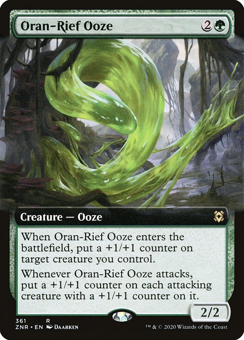 Oran-Rief Ooze (361) - EXTENDED ART (Foil) - Zendikar Rising - Game On