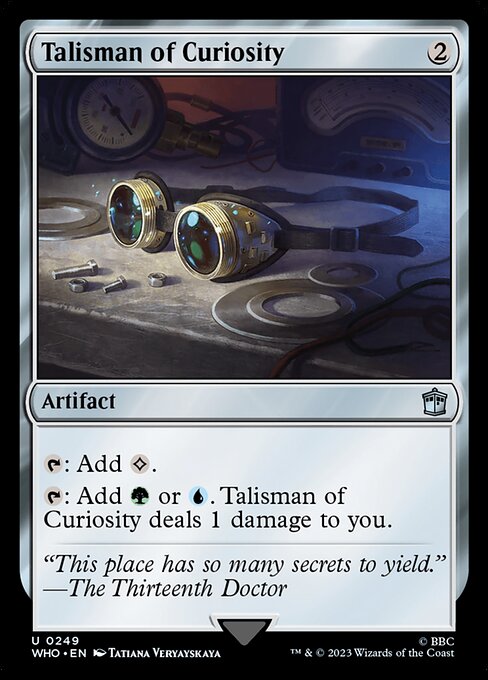 Talisman of Curiosity (249) (Foil) - Doctor Who - Game On