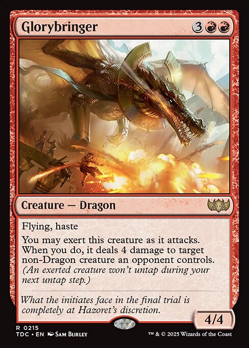 Glorybringer (215) - Tarkir: Dragonstorm Commander - Game On