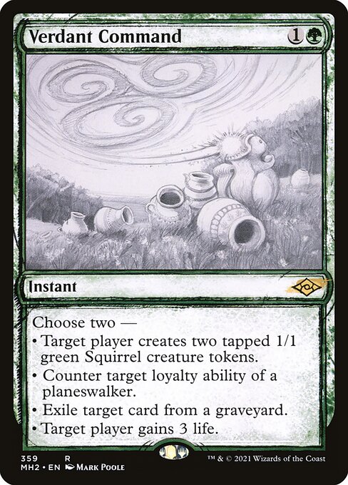 Verdant Command (359) - SHOWCASE - Modern Horizons 2 - Game On