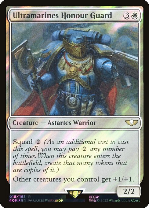 Ultramarines Honour Guard (18★) (Foil) - Warhammer 40,000 Commander - Game On