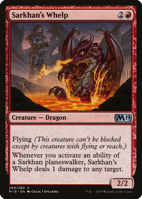 Sarkhan's Whelp (299) - Core Set 2019 - Game On