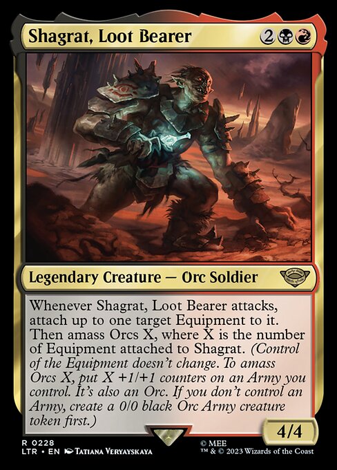 Shagrat, Loot Bearer (228) (Foil) - The Lord of the Rings: Tales of Middle-earth - Game On