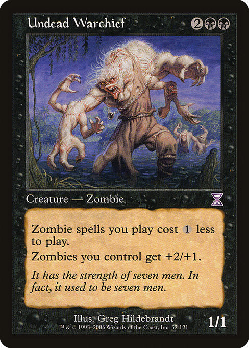 Undead Warchief (52) - Time Spiral Timeshifted - Game On