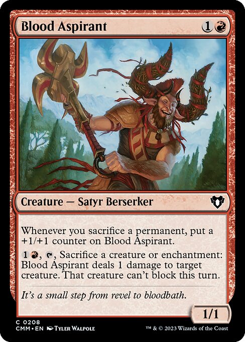 Blood Aspirant (208) (Foil) - Commander Masters - Game On