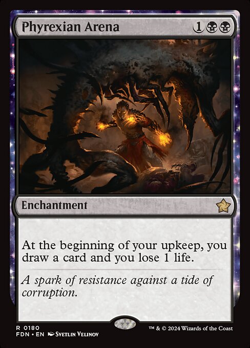 Phyrexian Arena (180) (Foil) - Foundations - Game On