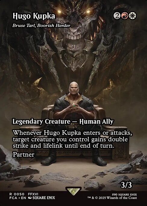 Bruse Tarl, Boorish Herder (50) - BORDERLESS - FULL ART - Final Fantasy: Through the Ages - Game On