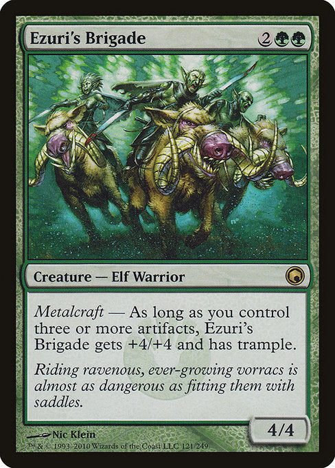 Ezuri's Brigade (121) (Foil) - Scars of Mirrodin - Game On