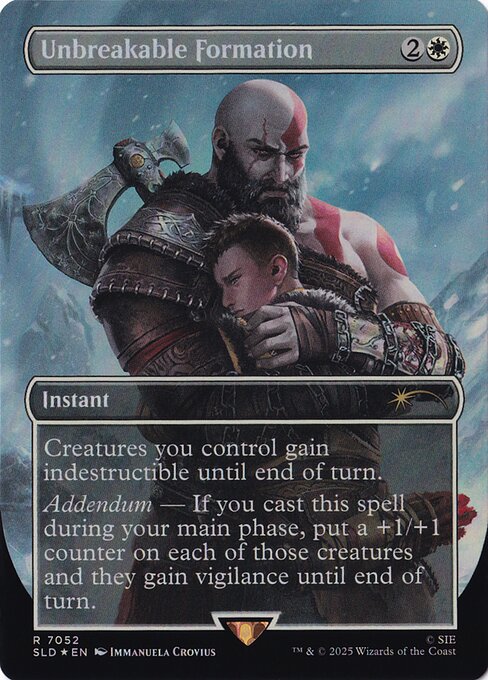 Unbreakable Formation (7052) - BORDERLESS - FULL ART - Secret Lair Drop - Game On