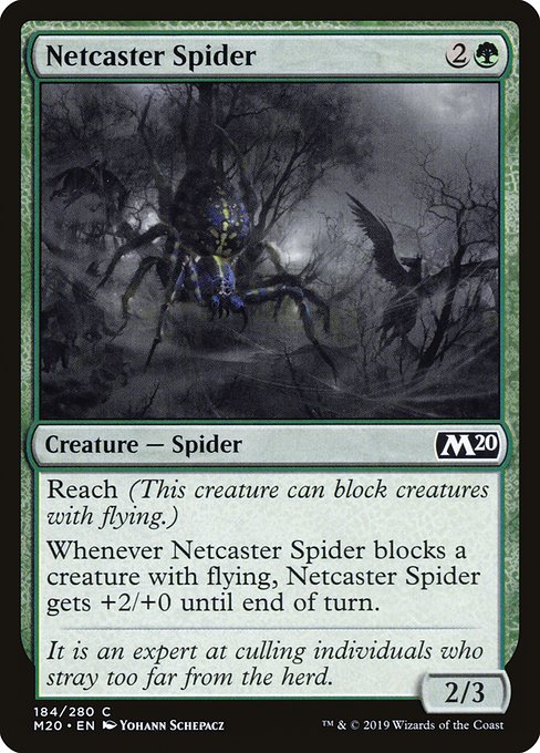 Netcaster Spider (184) (Foil) - Core Set 2020 - Game On