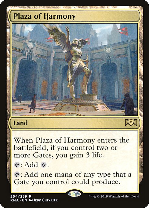 Plaza of Harmony (254) - Ravnica Allegiance - Game On