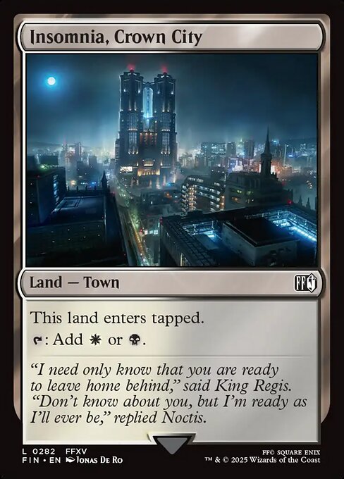 Insomnia, Crown City (282) (Foil) - Final Fantasy - Game On