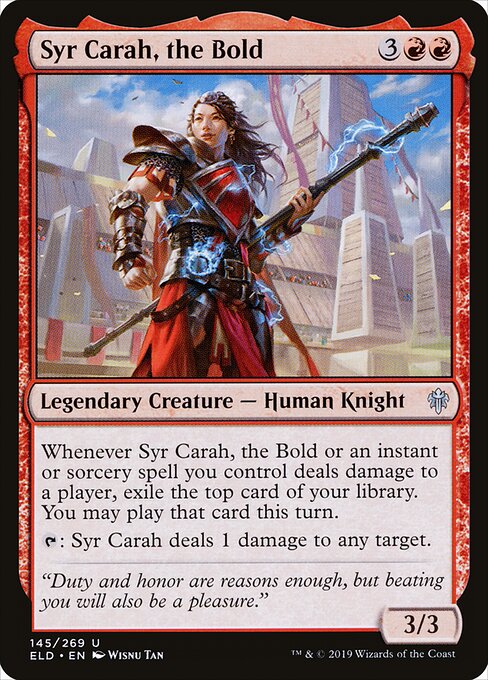 Syr Carah, the Bold (145) - Throne of Eldraine - Game On