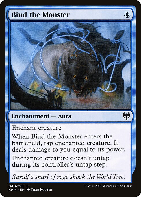 Bind the Monster (48) (Foil) - Kaldheim - Game On
