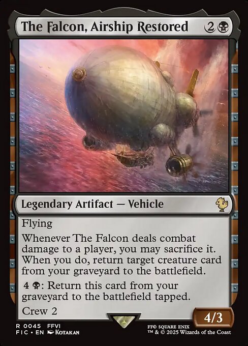 The Falcon, Airship Restored (45) - Final Fantasy Commander - Game On