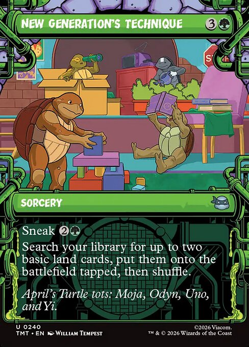 New Generation's Technique (240) - BORDERLESS - Teenage Mutant Ninja Turtles - Game On