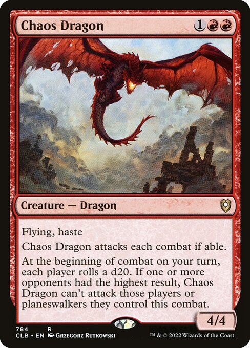 Chaos Dragon (784) - Commander Legends: Battle for Baldur's Gate - Game On