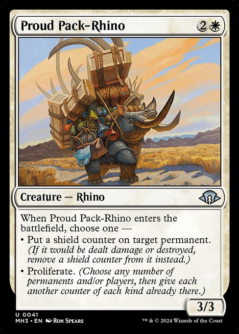 Proud Pack-Rhino (41) - Modern Horizons 3 - Game On