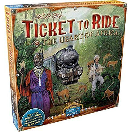 Ticket to Ride Africa Map #3 - Family - Asmodee - Game On