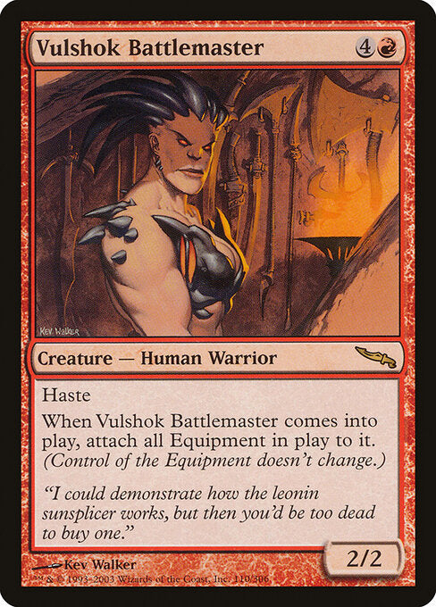 Vulshok Battlemaster (110) (Foil) - Mirrodin - Game On