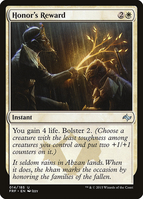 Honor's Reward (14) (Foil) - Fate Reforged - Game On
