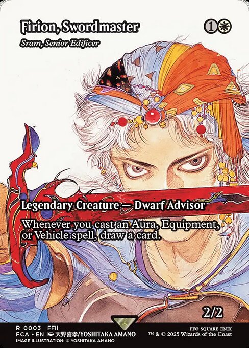 Sram, Senior Edificer (3) - BORDERLESS - FULL ART - Final Fantasy: Through the Ages - Game On